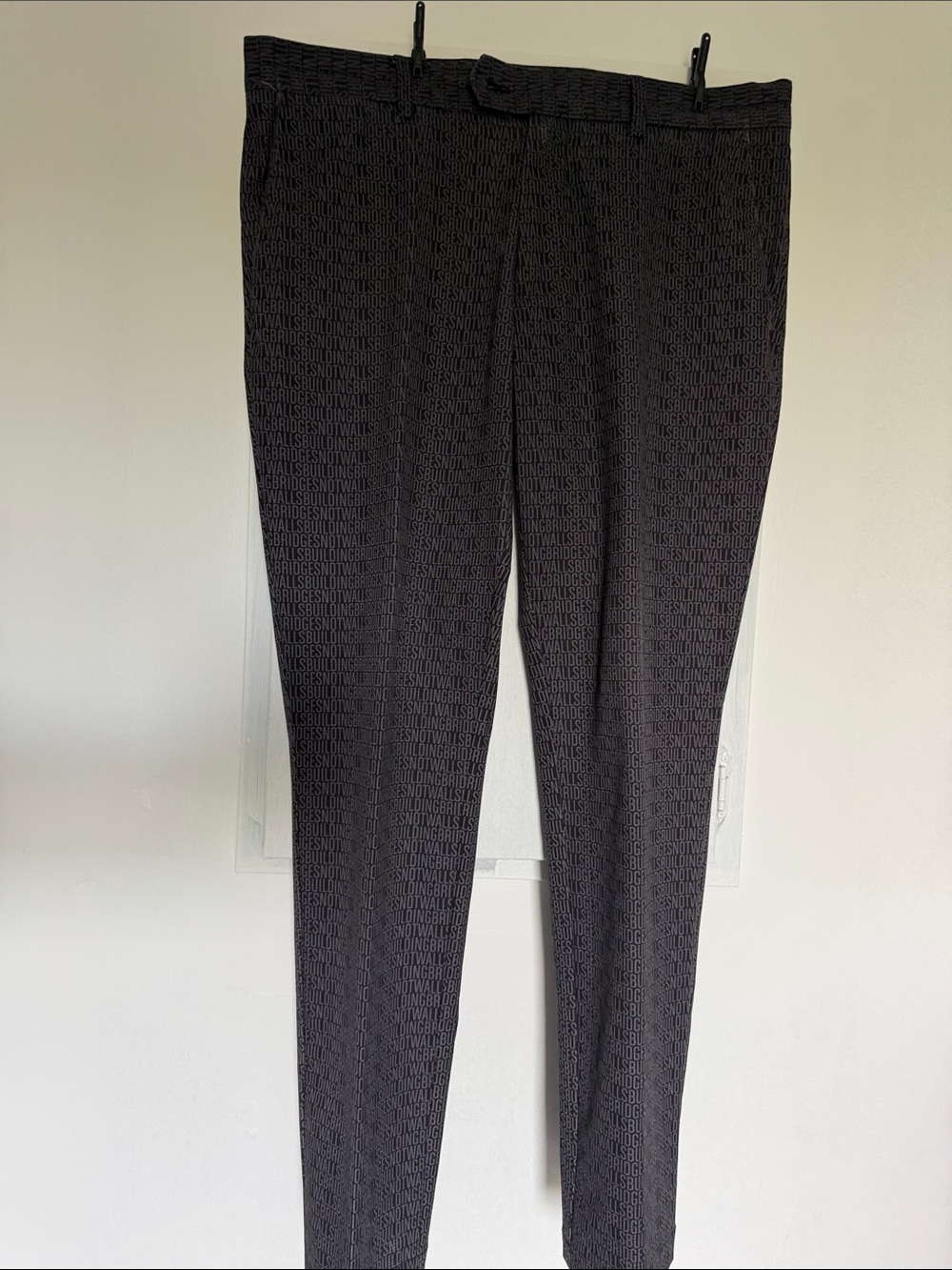 J.Lingberd Golf Black Men's Slim Dress Pants